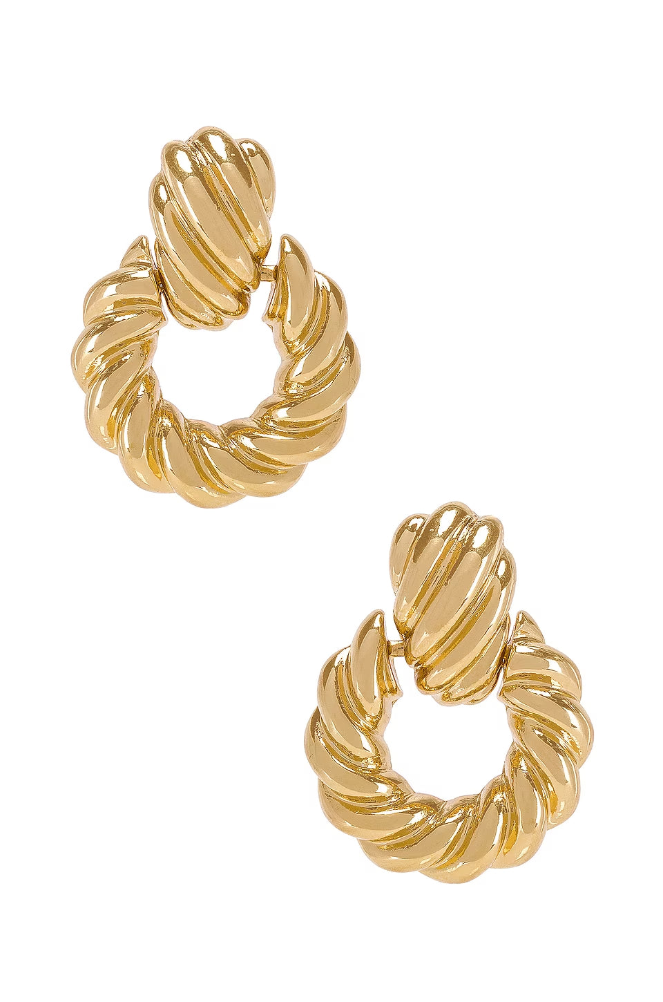 Vintage Rope Hoop Earrings