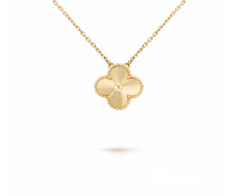 Gold Clover Leaf Pendant