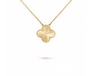 Gold Clover Leaf Pendant