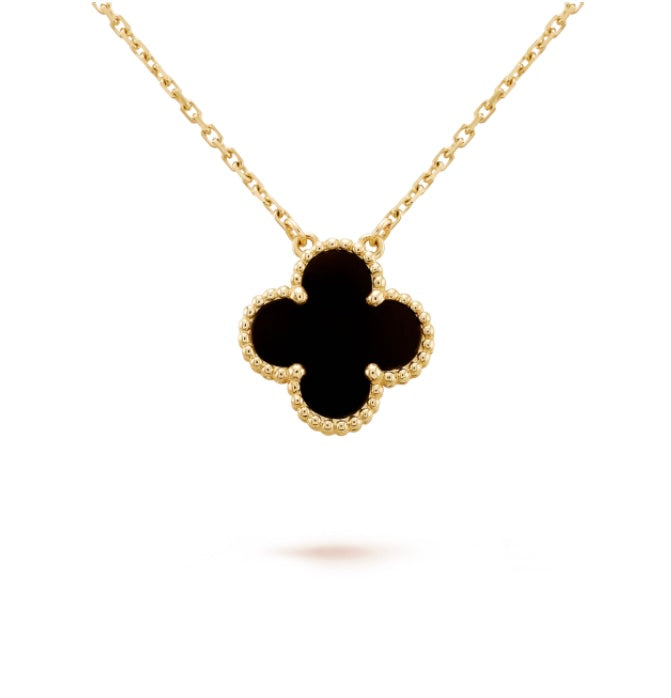 Black Clover Leaf Pendant